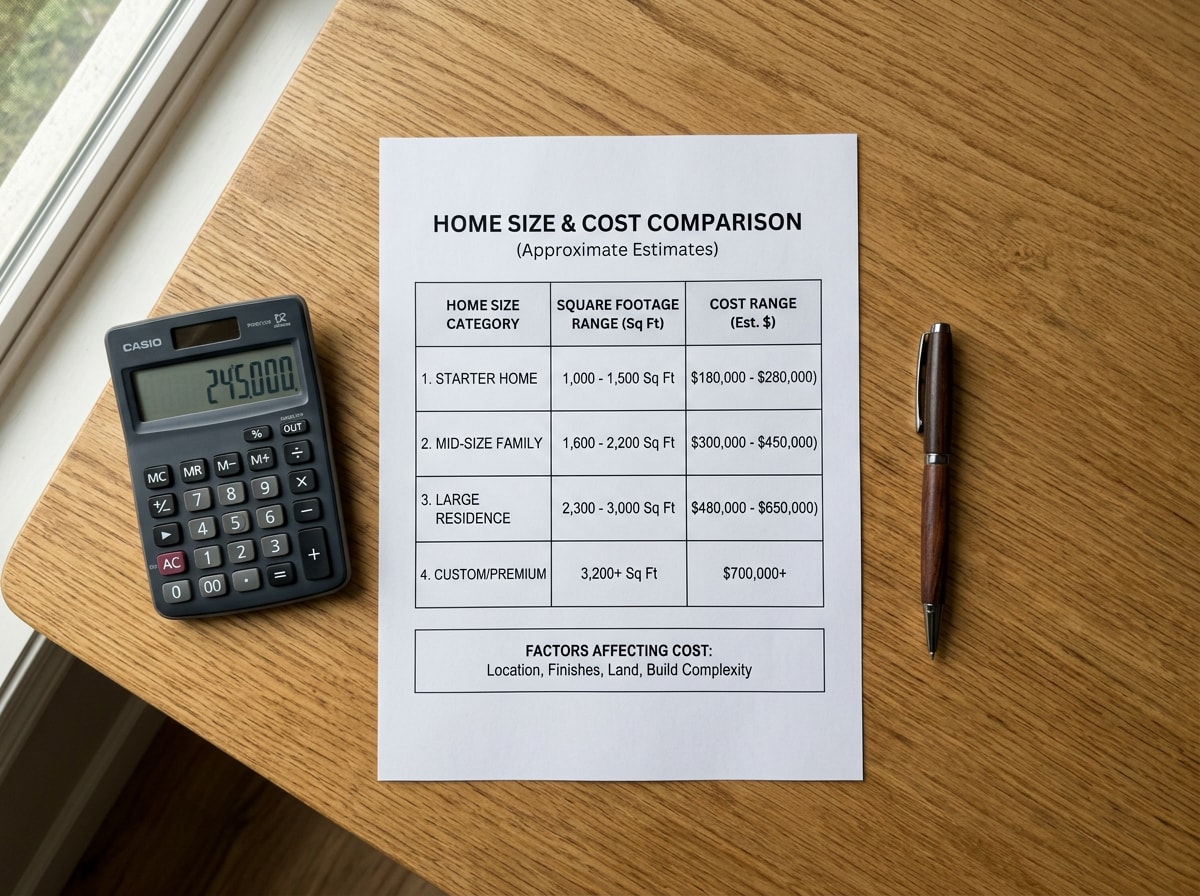 simple pricing comparison chart for Arlington, TX moving costs by home size